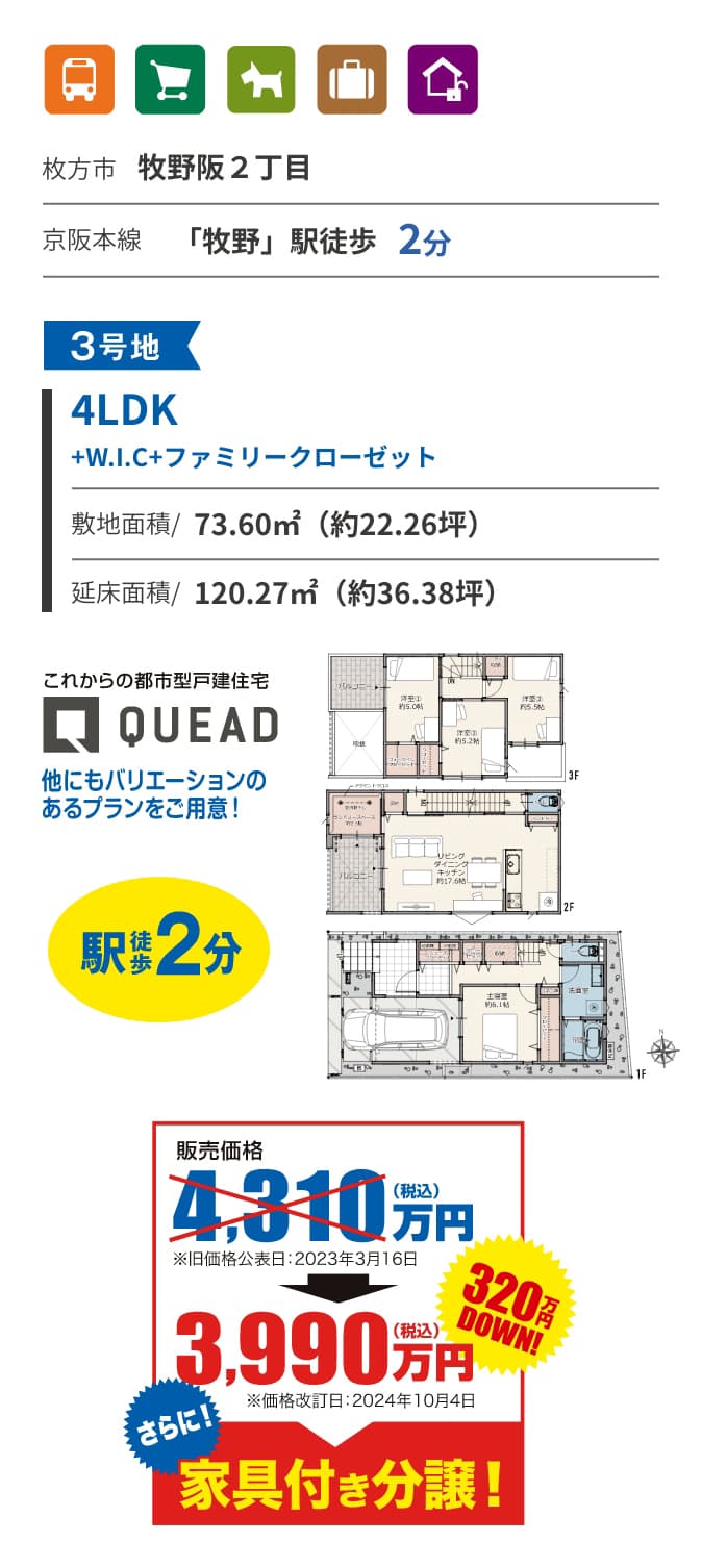 QUEAD牧野駅前