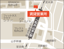 京阪不動産 賃貸営業所 地図