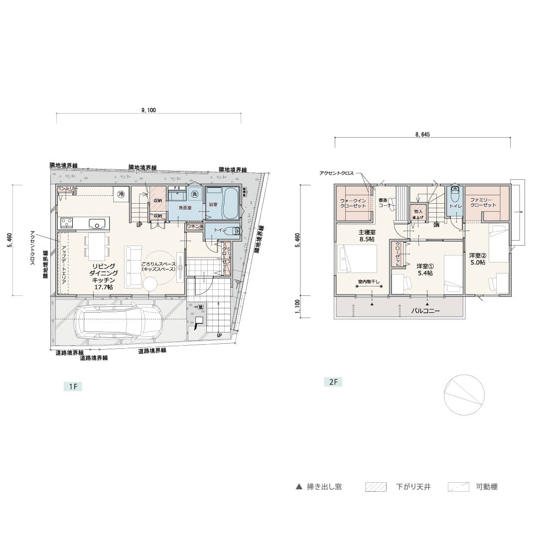 4号地 間取り図