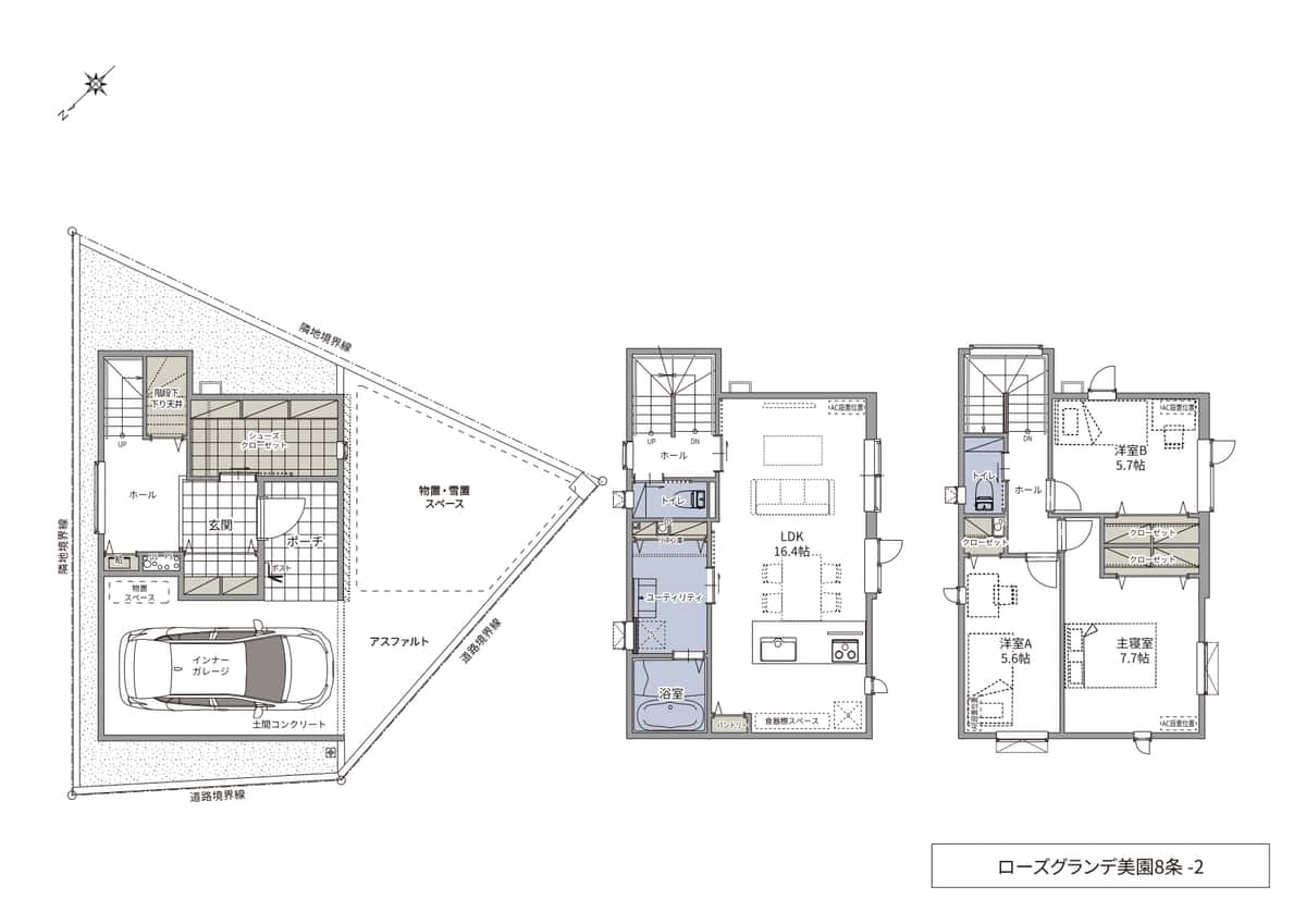 2号地 間取り図