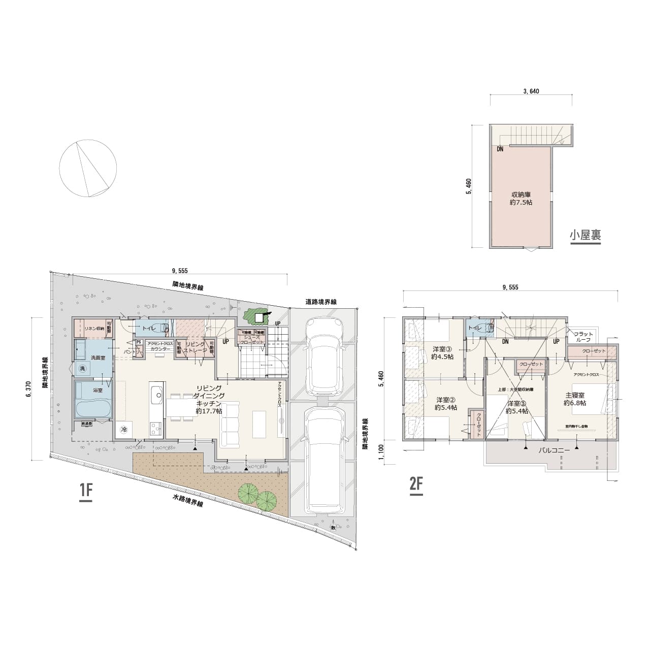 6号地 間取り図