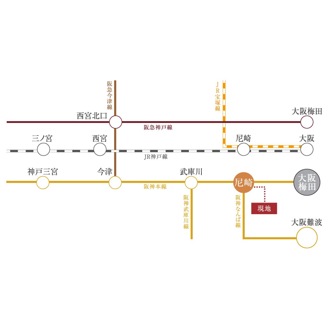 アクセスマップ(拡大表示)