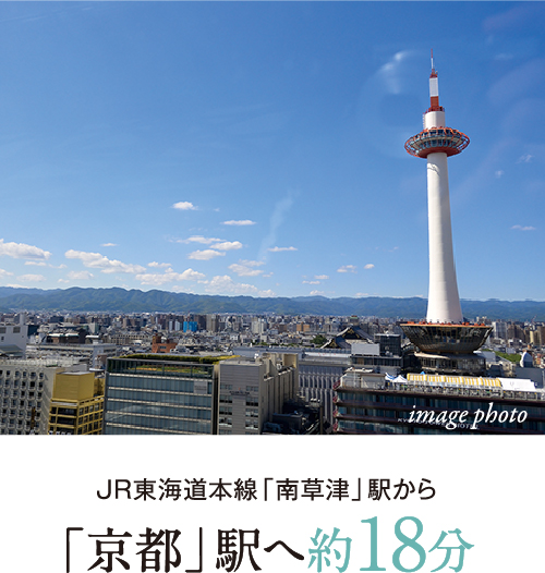 「京都」駅へ約18分